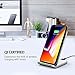 Seneo Wireless Charger, Qi Certified 7.5W Fast Wireless Charging Stand Compatible with iPhone X/ 8/8 Plus, 10W Fast Wireless Charger Stand for Galaxy Note 9/8/5 S9/S9+/S8/S8+(No AC Adapter)