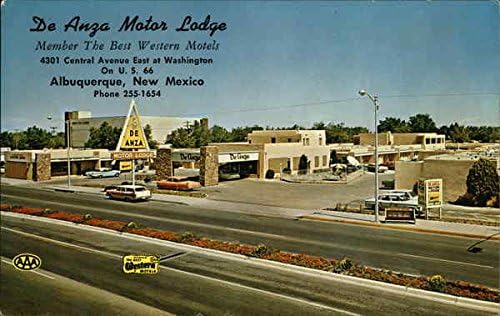 De Anza Motor Lodge Albuquerque New Mexico Nm Original Vintage