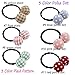 34PCS Baby Girls Pigtail Bows Colorful Ball Hair Ties Elastic Hair Bands Ponytail Holders Hair Accessories for Toddler Girls Kids Children