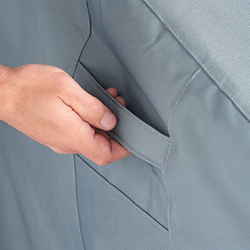 VonHaus Air Conditioning Cover, Square - ‘The Storm Collection’ Premium Heavy Duty Waterproof Outdoor Protection - Slate Grey with Beige Trim (34 x 34 x 30 inches) - Thumbnail 6