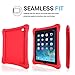 HDE Shockproof Case for iPad 2 3 4 -Graphene Series Shock-Absorption Cover Heavy Duty Bumper Protection for Apple iPad 2nd 3rd 4th Generation Tablets (Red)