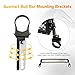 AUXMART Tube Clamps Mounting Brackets for LED Light Bar Work Lights Fog Lights Off Road Lights Fit 1.5