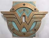 Wonder Woman - Light Switch Cover (Aged Patina)