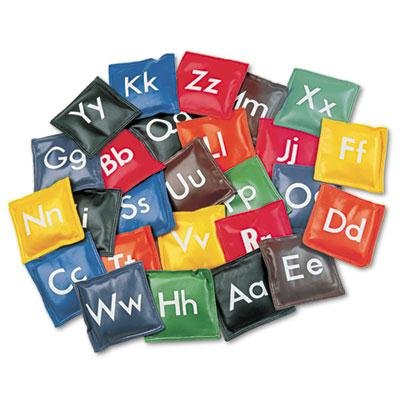 Champion Sports - Alphabet Bean Bag Set Vinyl Assorted Colors 26/Set "Product Category: Crafts & Recreation Room Products/Physical Education Equipment"