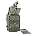 Excellent Elite Spanker Tactical Nylon M4 Double Stacking Machine MOLLE Mag Pouch(Ranger Green)