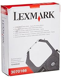 Lexmark 3070166 Re Inking Printer Ribbon for Lexmark 2300, 2400, 2500 Series (4 M caracteres)
