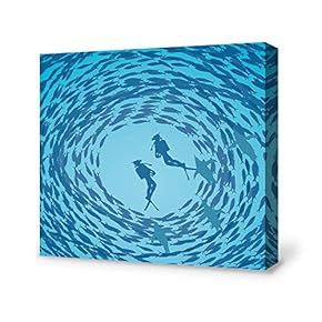 A School of Fish Pictures Home Wall for...