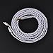Better Upgrade Headphone Cable, 6 Core Silver Plated Cable balanced audio Replacement Cable 3.5 MM connector for KINERA Bd005E SHURE SE215 SE315 UE900 SE846 SE535 SE425(MMCX 3.5MM).