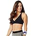 Zumba Women's V Neck Sports Bra with High Impact Support