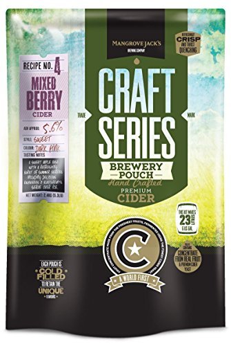 Mixed Berry Cider Craft Series Kit 40 pint / 23L 2.4kg 5.6% ABV by Mangrove Jacks