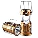 Solar Rechargeable Camping Lantern & Portable Outdoor Handheld Led Flashlight Emergency Lights; Moonkist (Gold)