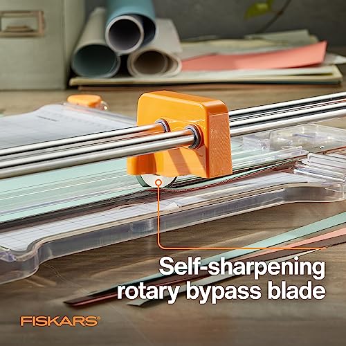 Fiskars ProCision™ Rotary Bypass Paper Trimmer 12" Cut Length Craft