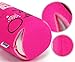 Can Beer Cooler - Pack of 6 Cans Drink Beverage Soda Bottle Ice Cold Coolie Insulator - Hen Bachelorette Party Funny Joke Gag Gift Set - Pink