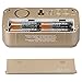 Timegyro Alarm Clock for Bedrooms, LED Digital Clock Battery Operated Small Wall Clock with 3 Level Brightness Adjustable,Snooze,12/24Hr,1.2