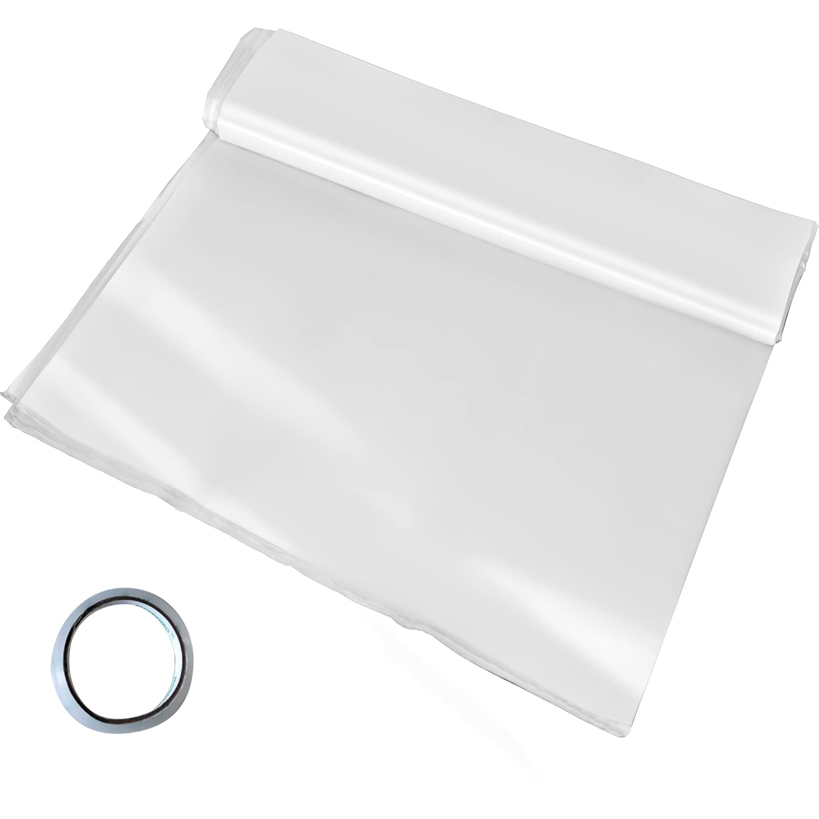 VEVOR Greenhouse Film 7.32 x 15.2 m Transparent
