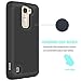 LG K7 Case, LG Tribute 5 Case, LG Treasure Cover Accessories - OEAGO Shock-Absorption Dual Layer Defender Protective Case Cover for LG K7 / LG Tribute 5 / LG Treasure LTE - Black