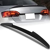 MYEEBOO Rear Spoiler Wings Fit for Volkswagen VW Jetta 2019 2020 2021 2022 Trunk Spoiler Glossy Black