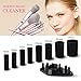 Electric Makeup Brush Cleaner and Dryer Kit with 8 Rubber Holders, Makeup Brush Cleaner Machine Deep Cleans and Dries All Makeup Brushes in Seconds(BatteryOperated)