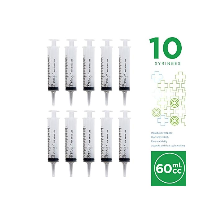 60ml Catheter Tip Disposable Syringe by Care Touch