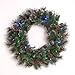 Mr. Light 24 Inch Wreath, 35 Dual Color LED's (Switchable Between Warm White and Multi-color), Berries, Pine Cones, Indoor, Battery Box with 6hr/ 24 hr Timer.