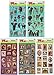 Sticker Farm Children's 5-Pack Collection Reusable Puffy Sticker Bundle Benefitting African Wildlife Federation For Use With African Wildlife Activity Book