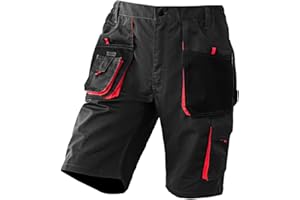 WORK IDEA Men's Cargo Shorts Relaxed Fit Multi-Pocket Outdoor Workwear