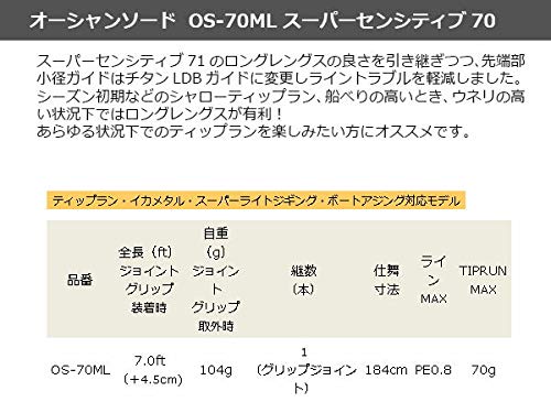 ずっと気になってた エギングロッド B00mtjeffg スーパーセンシティブ70 Os 70ml オーシャンソード クレイジーオーシャン 憧れ Www Aiq Aiq Com Mx