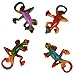 4-Piece Multi Colored Gecko Pot Sitter Hangerthumb 1