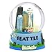 Fun Seattle Snow Globe (3.5 Inch) Souvenir Snowglobe from Seattle Washington