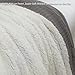 Catalonia Cable Knit Sherpa Throws, Reversible Super Soft Sherpa Sweater Blanket Warm Cozy for Couch Bed 60x50 Gray
