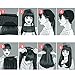 Rbenxia Curly Cosplay Wig Long Hair Heat Resistant Spiral Costume Wigs Anime Fashion Wavy Curly Cosplay Daily Party Light Gold 32