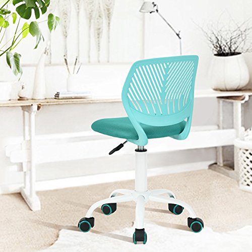 Turquoise Office Task Adjustable Desk Chair Mid Back Home Children