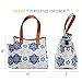 Fit & Fresh Westerly Insulated Lunch Bag Kit with Matching Bottle and Containers, Blue Orange Petal Medallion