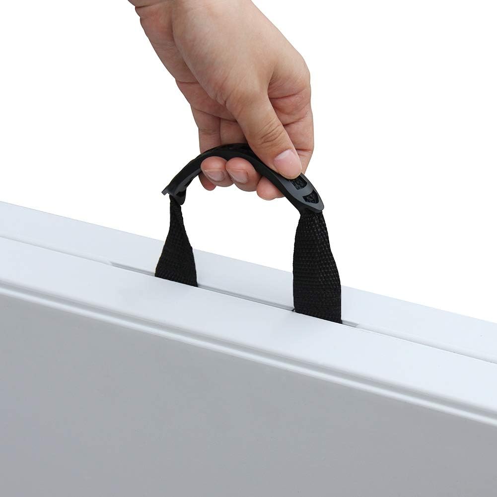 FORUP Folding Utility Table, 4ft Fold-in-Half Portable Plastic Picnic Party Dining Camp Table: Furniture & Decor