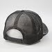 Vintage Washed Cotton Soft Mesh Adjustable Baseball Cap (Charcoal/Gray)