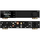 TOPPING D70 Pro OCTO Fully Balanced DAC: 8X CS43198 XMOS XU316 DSD512 PCM768kHz DAC, Bluetooth5.1 LDAC, USB/AES/BT/Optical/Coaxial Input DA Converters, Home Audio DAC support Aurora UI/FFT/VU (Black)