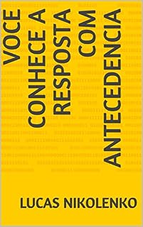 Livro Voce conhece a resposta com antecedencia