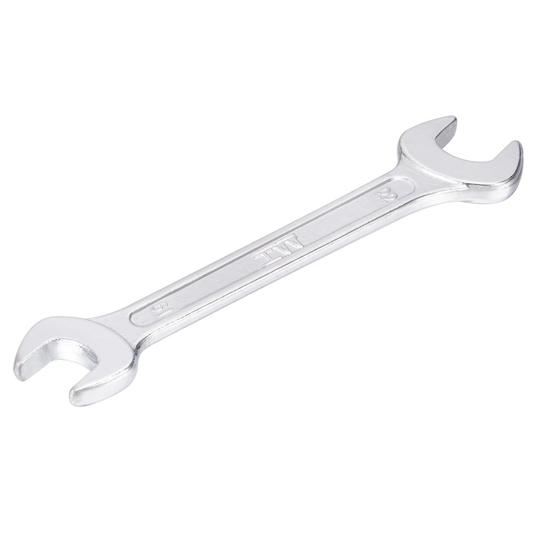 Sourcingmap Metric Double Open End Wrench Chrome Plated, 19mm x 22mm