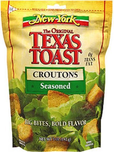 THE ORIGINAL TEXAS TOAST SEASONED CROUTONS 5 OZ...