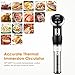 Sous Vide Cooker Accurate Immersion Cooker Control Temperature and Timer, 1000 Watts Immersion Circulator Cooker for Tender Steak, Ultra-Quiet, Stainless Steel by AICOK