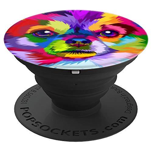Colorful Pop-Culture Chihuahua - PopSockets Grip and Stand for Phones and Tablets