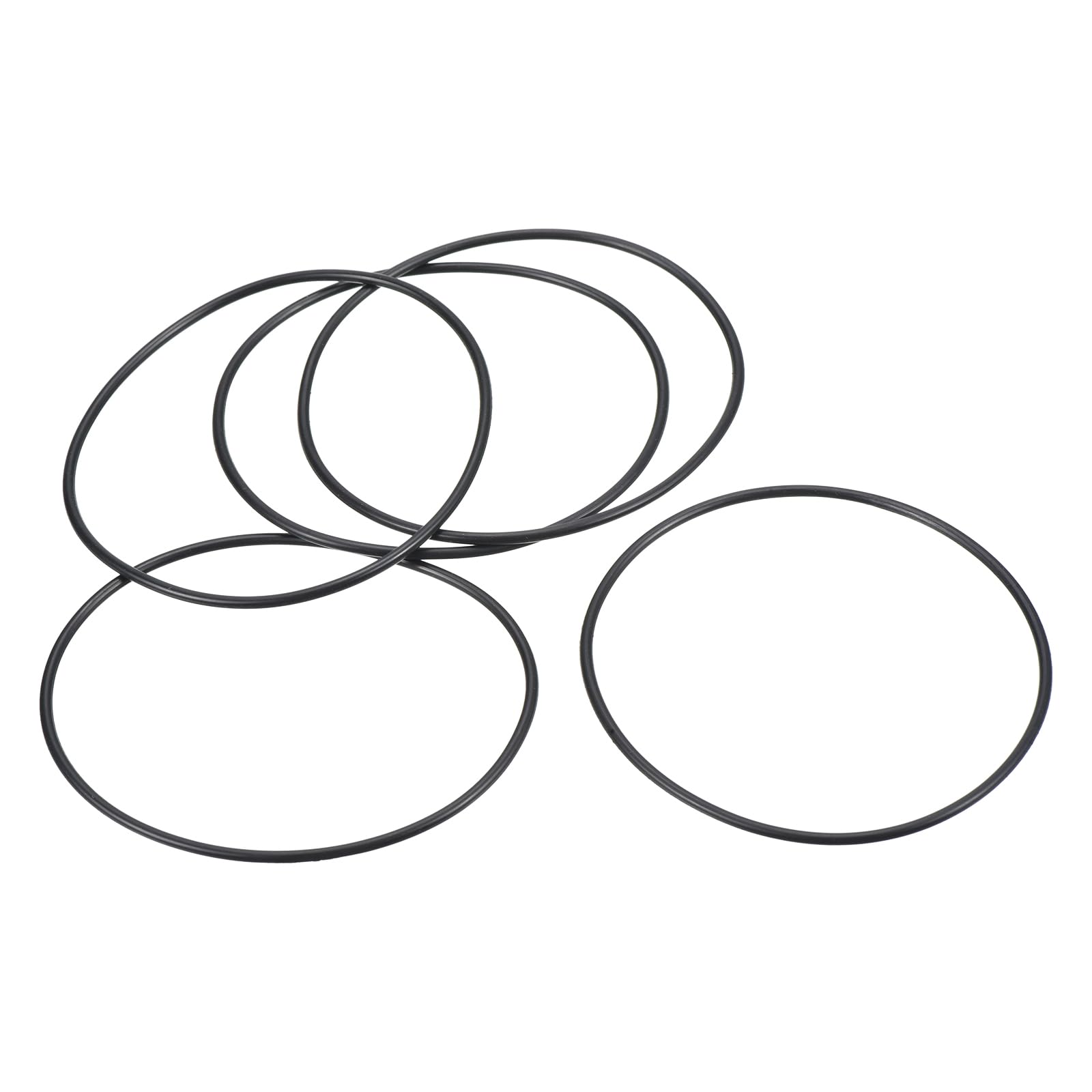 PATIKIL Nitrile Rubber O-Rings 75mm OD 71mm ID 2mm Width, 20 Pcs Metric Sealing Gasket for Faucet Plumbing Automotive Repair, Black
