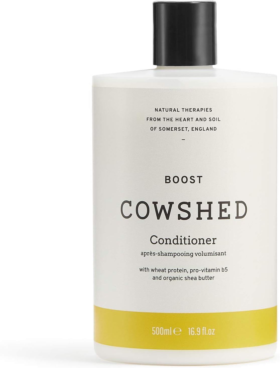 Cowshed Boost Conditioner 500ml | Volumising & Strengthening Conditioner for Fine Hair | Natural, Vegan, & Paraben Free | Cleansing & Detangling with Wheat Protein, Oat Extract, and Lemon