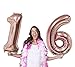 sweet 16th Birthday decorations Party supplies-16th Birthday Balloons Rose Gold,16th birthday banner,Table Confetti decorations,16th birthday gifts for girls,use them as Props for Photos