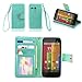IZENGATE Executive Premium PU Leather Wallet Flip Case Cover Folio Stand for Motorola Moto G (1st Generation) (Mint)