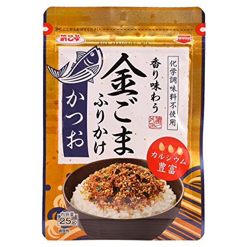 Furikake Golden Sesame Bonito 0.88oune(25g),No MSG,Rice Seasoning