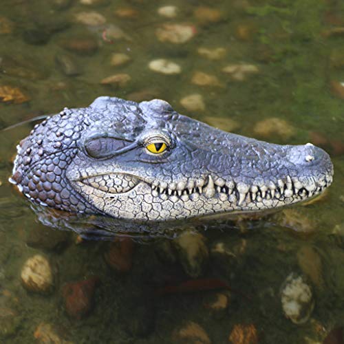 Floating Crocodile Head Water Decoy Garden Pond Art Decor for Goose Control New