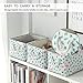 Tegance Storage Baskets Bins for Organizing, Foldable Sturdy Fabric Basket W/Handles, Large Rectangular Decorative Storage Basket for Shelves Nursery Closet Toy Blanket (3 Pack 15.7x11.8x8.3)