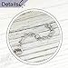 Aukmla Beaded Tassel Anklet Boho Summer Foot Chain Fashion Ankle Bracelet for Women Barefoot Sandal Beach Jewelry Adjustable (Silver)