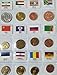 LZWIN 120 Countries Coins Collection Set Fine Coins 100% Original Genuine with Leather Collection Album Country Flag and Name